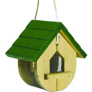 Vogelbescherming Nederland vogelvoederhuis Nashville pinda groen 21 x 19 x 20 cm