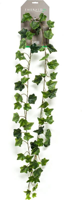Emerald kunstplant/hangplant slinger - Klimop/hedera - groen - 180 cm lang - planten guirlandes