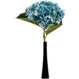 Emerald Kunstbloem hortensia tak - Annabelle - 52 cm - blauw - Kunst zijdebloem - Hydrangea