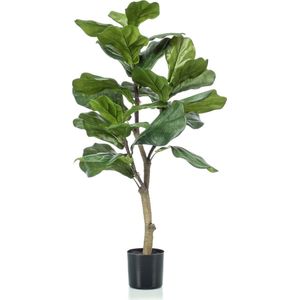 Emerald Geigenfeige Ficus lyrata Künstlich 90 cm