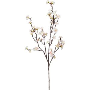 Emerald Kunstbloem bloesemtak - 95 cm - creme/roze - kunst zijdebloemen