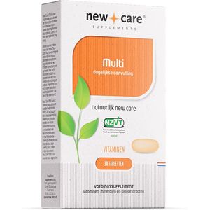 New Care Multivitamine - dagelijkse aanvulling - 30 tabletten - vegetarisch