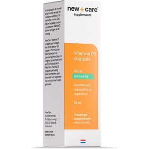New Care Vitamine D3 druppels plantaardig - 10ml - vegan