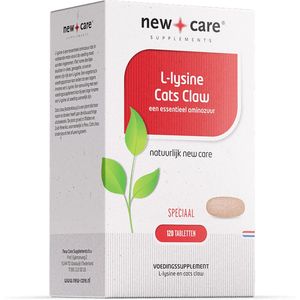 New Care L lysine + cat's claw 120 tabletten