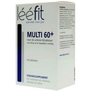 Leefit - Multi 60+ - Multivitaminen - Tabletten - 30 Stuks