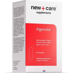 New Care Algenolie - plantaardige omega 3 vetzuren - 60 capsules - vegan