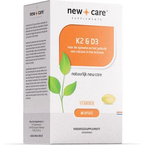 New Care Vitamine K2 & D3 - 60 capsules