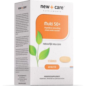 New Care Multivitamine 50+ - dagelijkse aanvulling - 60 tabletten - vegan
