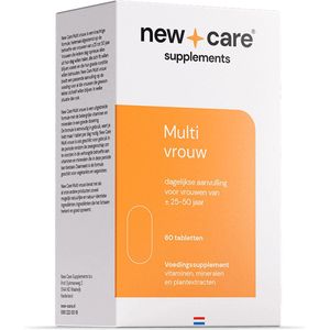 New Care Multivitamine vrouw - dagelijkse aanvulling - 60 capsules - vegan