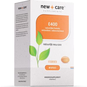 New Care Vitamine E400 - natuurlijke antioxidant - 60 capsules