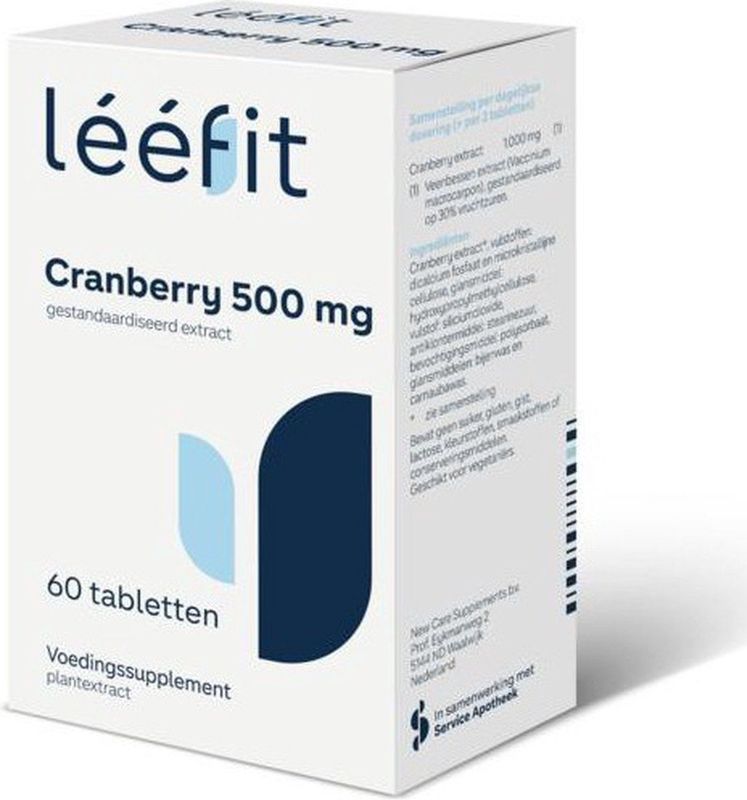 Leefit Cranberry 60 tabletten