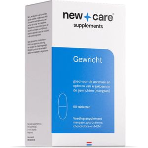 New Care Glucosamine chondroïtine MSM mangaan - gewrichten - NZVT - 60 tabletten