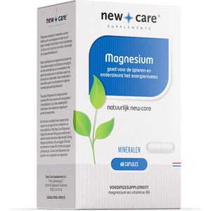 New Care Magnesium citraat - spieren en het energieniveau - 60 capsules - vegan