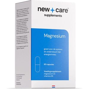 New Care Magnesium citraat - spieren en het energieniveau - 60 capsules - vegan
