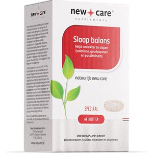 New Care Slaap balans met valeriaan en passiebloem vegan - 60 capsules