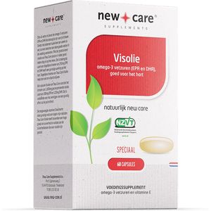 New Care Visolie omega - triglyceriden - 3 vetzuren - 60 capsules