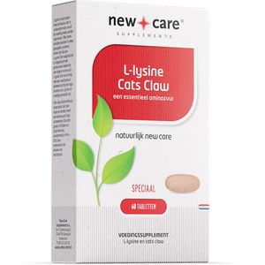 New Care L lysine + cat's claw 60 tabletten