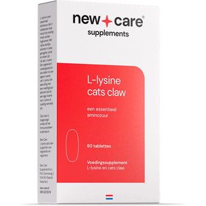 New Care L lysine + cat's claw 60 tabletten