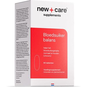 New Care Bloedsuiker balans gewichtsbeheersing vegan - 60 tabletten