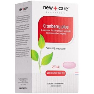 New Care Cranberry plus D-mannose - 60 tabletten - vegetarisch