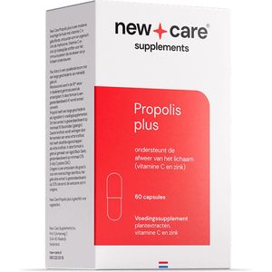 New Care - Propolis Plus - Multivitaminen - Gebufferde Vitamine C - Zink - Pau D'Arco