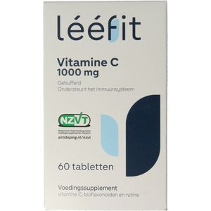 Leefit - Vit C 1000 Gebufferd - 60 Tabletten - Vitamine C - Citrus Bioflavonoïden