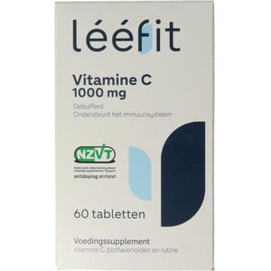 Leefit - Vit C 1000 Gebufferd - 60 Tabletten - Vitamine C - Citrus Bioflavonoïden
