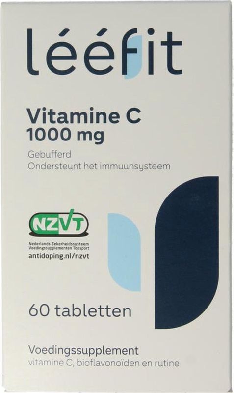 Leefit - Vit C 1000 Gebufferd - 60 Tabletten - Vitamine C - Citrus Bioflavonoïden