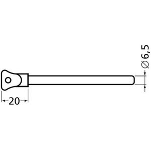 Hermeta Raampen met ketting, aluminium blank 4566-96