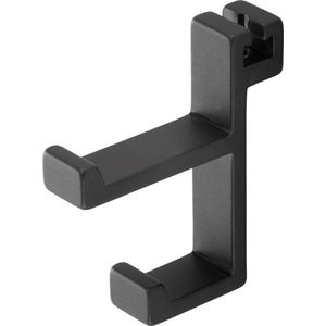 Hermeta - Jashaak Dubbel - Gardelux-2 - Mat Zwart - Geanodiseerd Aluminium