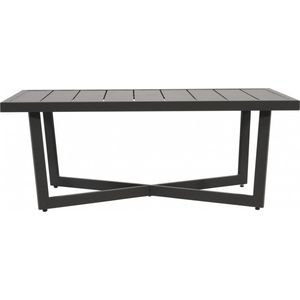 Lesli Living Paros dining tuintafel | aluminium + HPL | 200x90cm | 6 personen