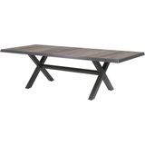 Tafel Castilla Negro met Kruispoot 243x103cm