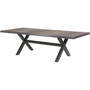 Dining Tuintafel Castilla Negro Kruispoot 243x103cm