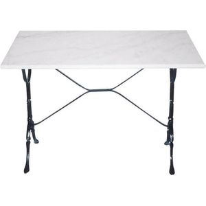Wit marmeren tafel, 100x60x73 cm