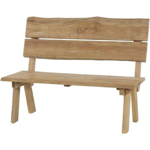 Outdoor Living Teak Boomstam Tuinbank 130cm - Natuurlijk Ontwerp