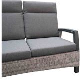 Lesli Living Prato Brick loungebank tuin | verstelbaar | aluminium | 195cm