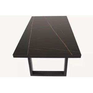 Lounge tafel hoog Monaco Negro 140x80cm