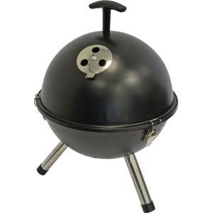 Kogelbarbecue - Tafelbarbecue - Ø32cm - zwart - BBQ - Barbeque - Houtskool