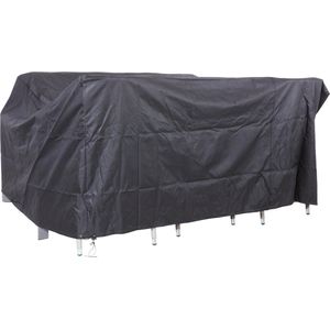 Beschermhoes grijs voor tuinset 215 x 170 cm - grijs - Beschermhoes tegen vuil en vocht