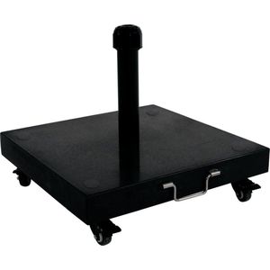 Granito - Parasolvoet - Zwart - 60kg - Met Wielen
