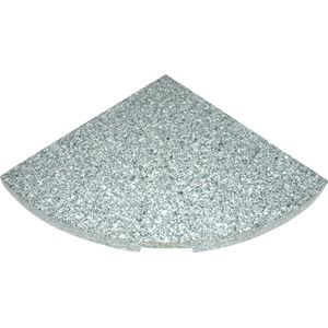 Outdoor Living - Granietplaat voor zweefparasol - 25kg - grijs