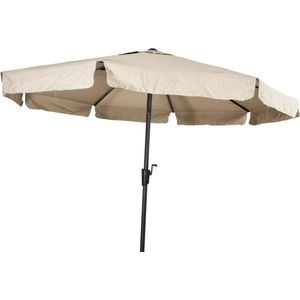 Lesli Living Libra parasol met volant ecru 3 m