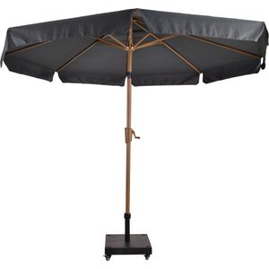 Outdoor Living - Parasol Libra houtlook grijs Ø3mtr