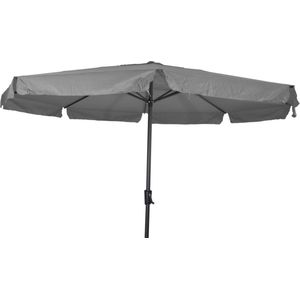 Libra parasol met volant grijs 3.5 m