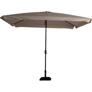 Libra parasol met volant ecru 3x2 m