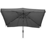 Lesli Living Libra parasol met volant grijs 3x2 m