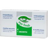 Eye Fresh zachte maandlenzen -1.00 - 6 stuks - Contactlenzen