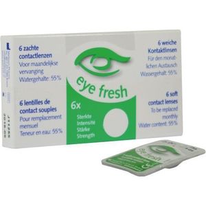 Eye Fresh Zachte Maandlenzen 6-pack -1,5 6 stuks