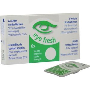 Eye Fresh zachte maandlenzen 6-pack -4,50 6 stuks