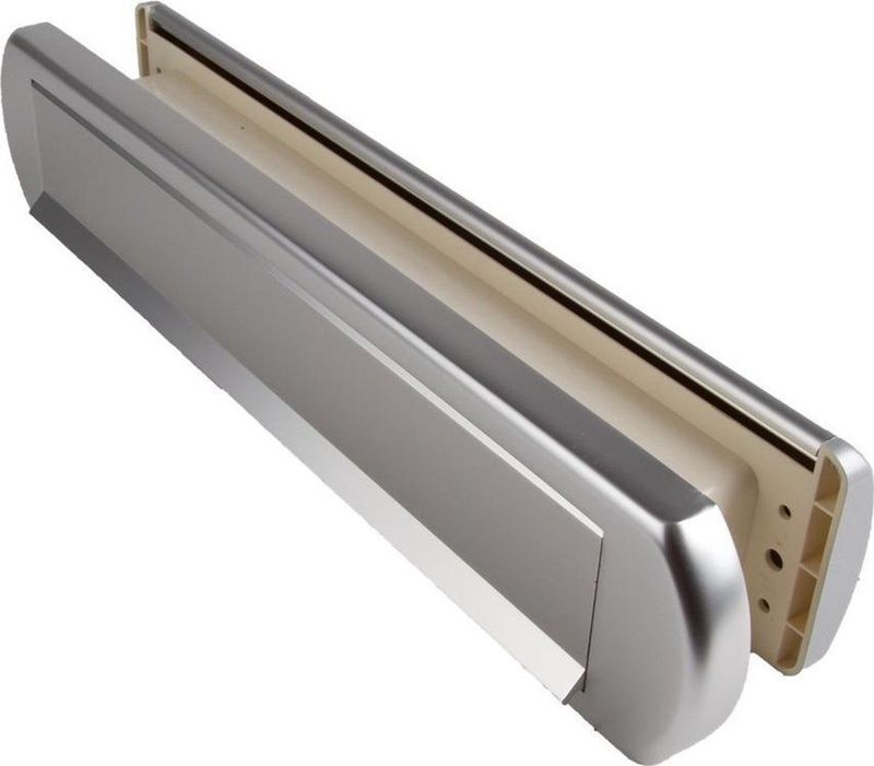 AMI - Briefplaat EP 975 F1 - Tochtklep - Wit - Deurdikte 24 mm - Climate Comfort